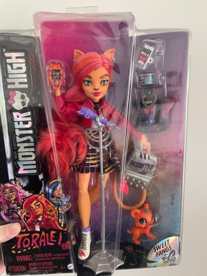 Barbie, Monster High Toralei Stripe Core G3, Aldrig åbnet, men kassen har et par skader (se billeder