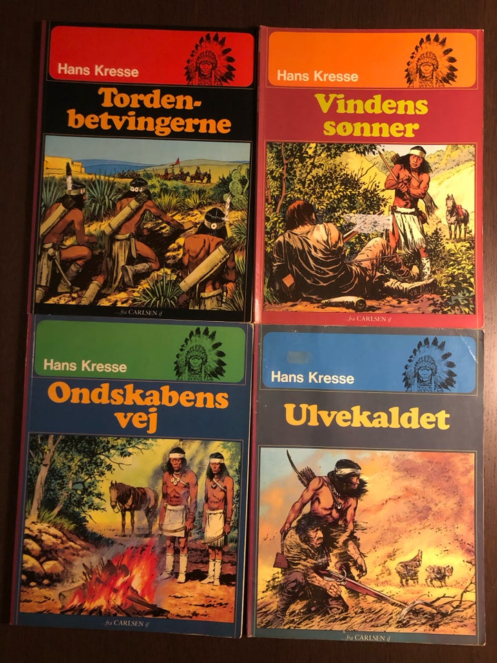 Indianer. Album 1-7., Hans Kresse, Tegneserie