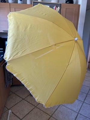 Parasol, Strand / camping parasol med kip
Farve: solgul