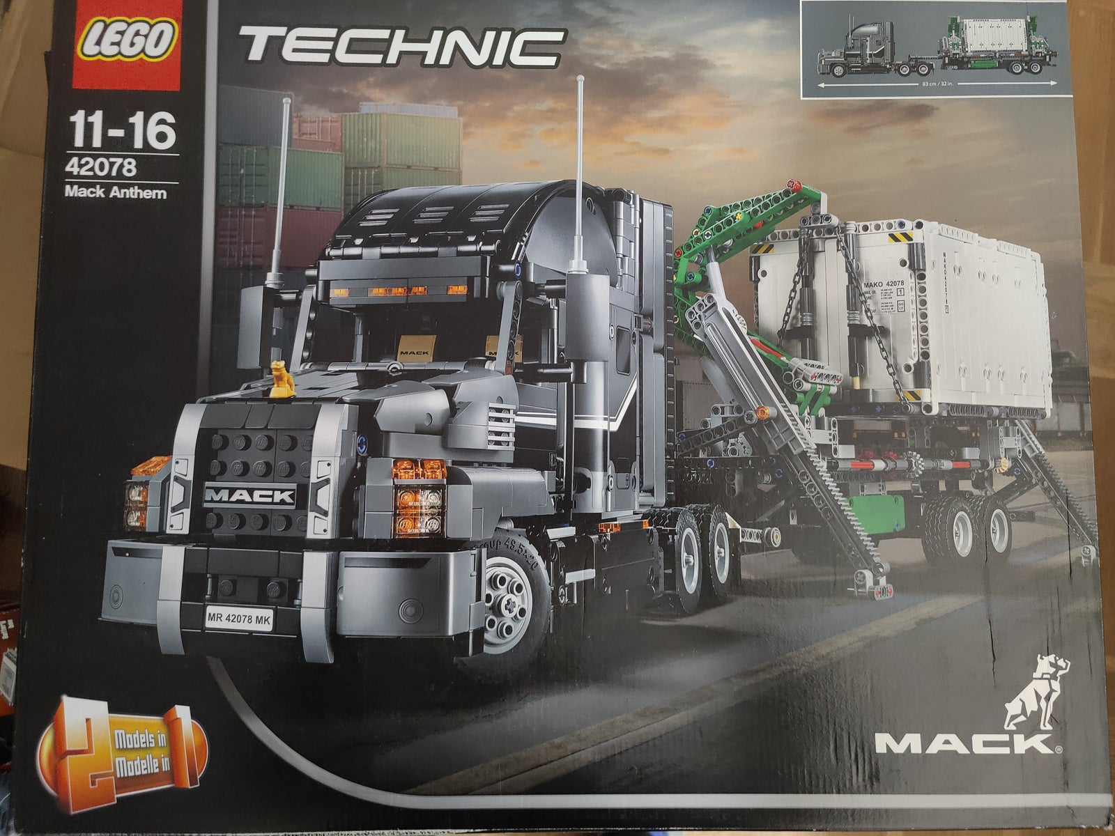 erhvervsdrivende elektrode Isolere Lego Technic, 42078 Mack Anthem – dba.dk – Køb og Salg af Nyt og Brugt