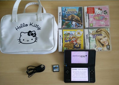 Nintendo DSI XL, Nintendo DS, Inkl. Super Mario DS, Animal Genius; Hello Kitty & Friends, Build-A-Be