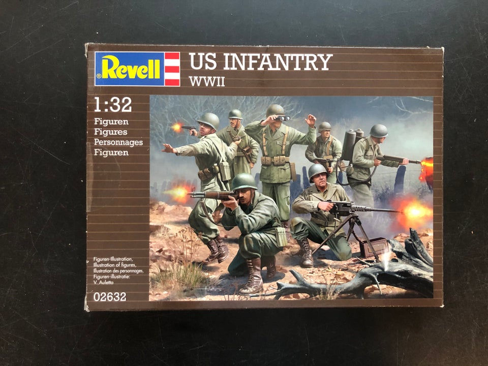 Byggesæt, Revell WWII US Infantry, skala 1/32