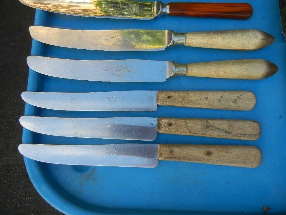 Bestik, RETRO - skønne gamle bordknive m.m.