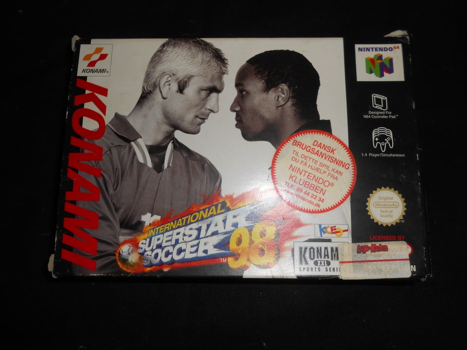 Superstar soccer 98, N64, sport