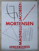 Udstillingsplakat, Robert Jacobsen, Richard Mortensen