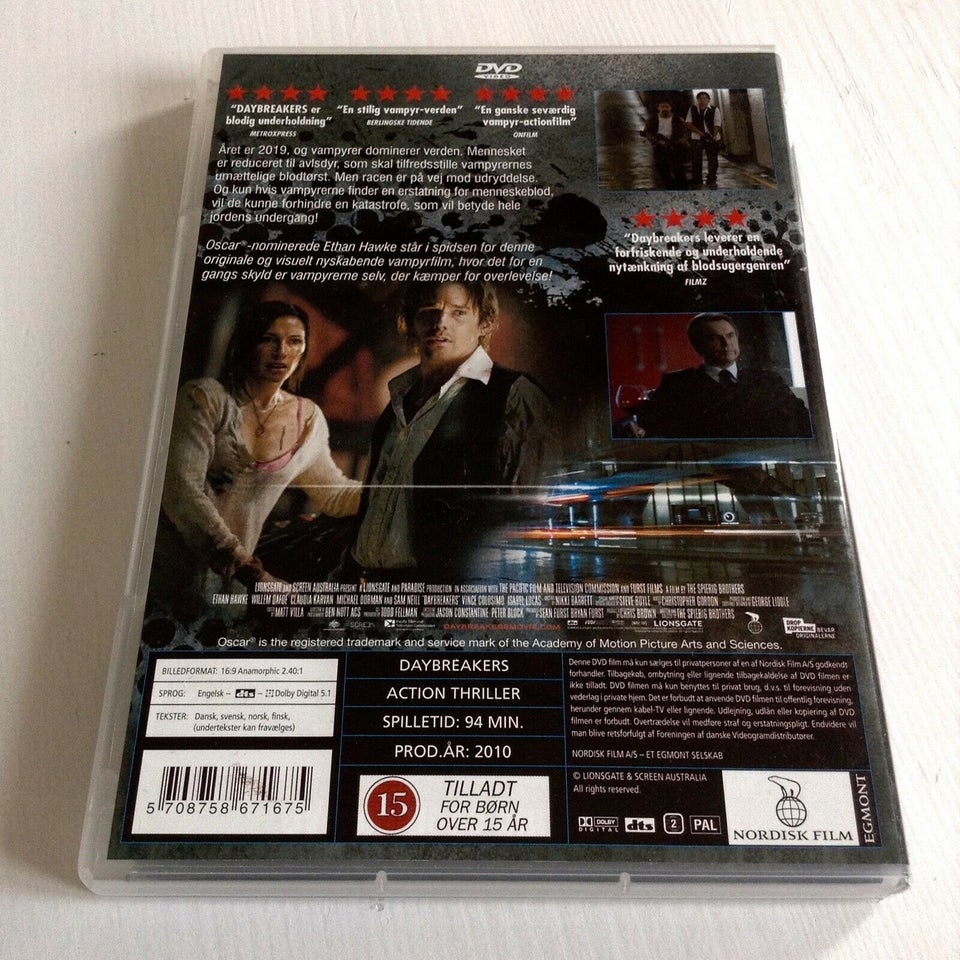 Daybreakers, DVD, action
