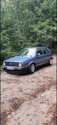 VW Golf II, 1,6 CL, Benzin, 1988, km 360000, blå, 5-dørs, Jeg ønsker at sælge min Golf 2. Det er en 