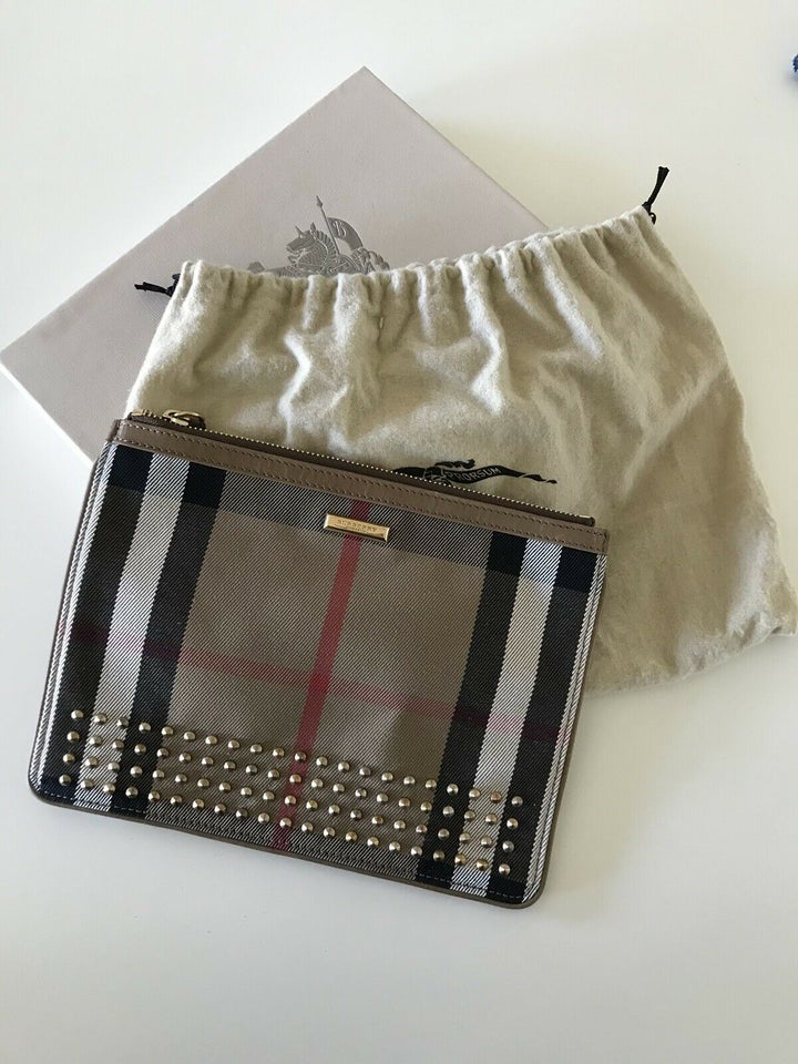 Clutch, Burberry cluch med pose