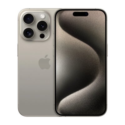 iPhone 15 Pro, 128 GB, Perfekt, Købt i april 2024 . Panser glas og cover fra dag 0. Kvittering, box 