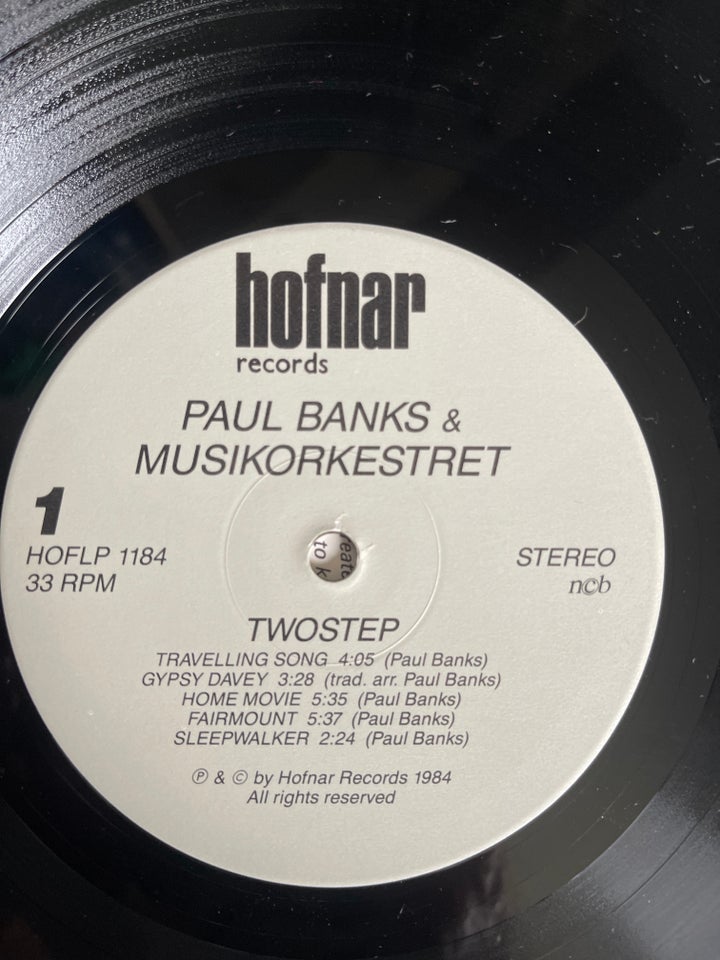 LP, Poul Banks og musikorkestret , Twostep