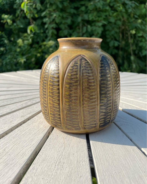 Keramik, gerd bøgelund vase , royal copenhagen, gerd…