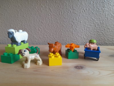 Lego Duplo, 4972 dreng med bondegårds dyr og trillebør, Se evt mine andre annoncer med duplo, sender