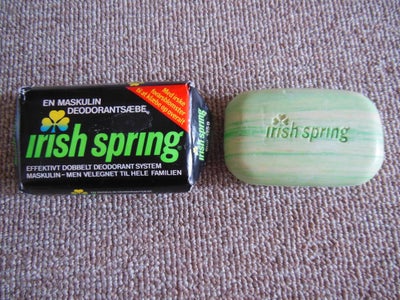 Andre samleobjekter, Irish Spring sæbe, pudder, mini sæbe - RETRO, - 3 forskellige RETRO produkter.
