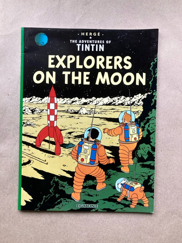 Tintin: Explorers on the Moon, Herge, Tegneserie