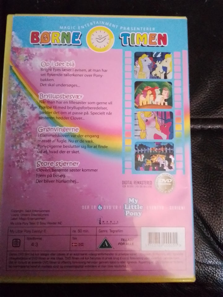 My little pony op i det blå, DVD, tegnefilm