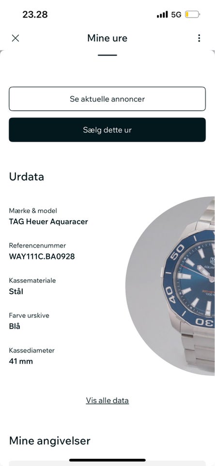 Dykkerur, Tag Heuer