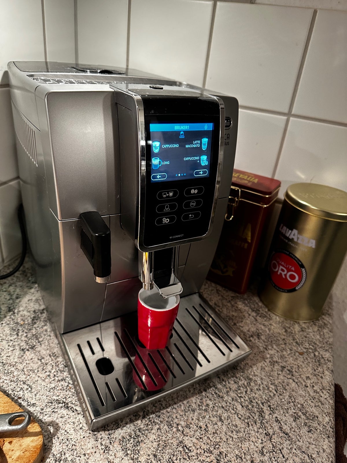 Espressomaskine, Delonghi Dinamica Plus Connect