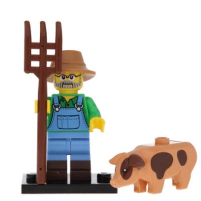 Lego Minifigures, Den efterspurgte fra serie 15:

1: Farmer (NEW) 90kr.

Se også min anden annonce m
