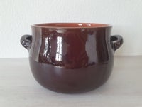Keramik, Skøn stor ørekrukke, Retro
