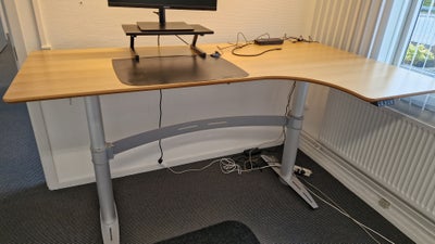 Skrive-/computerbord, Hæve-sænkbord elektrisk.
200x80cm 
Afhentes Taastrup