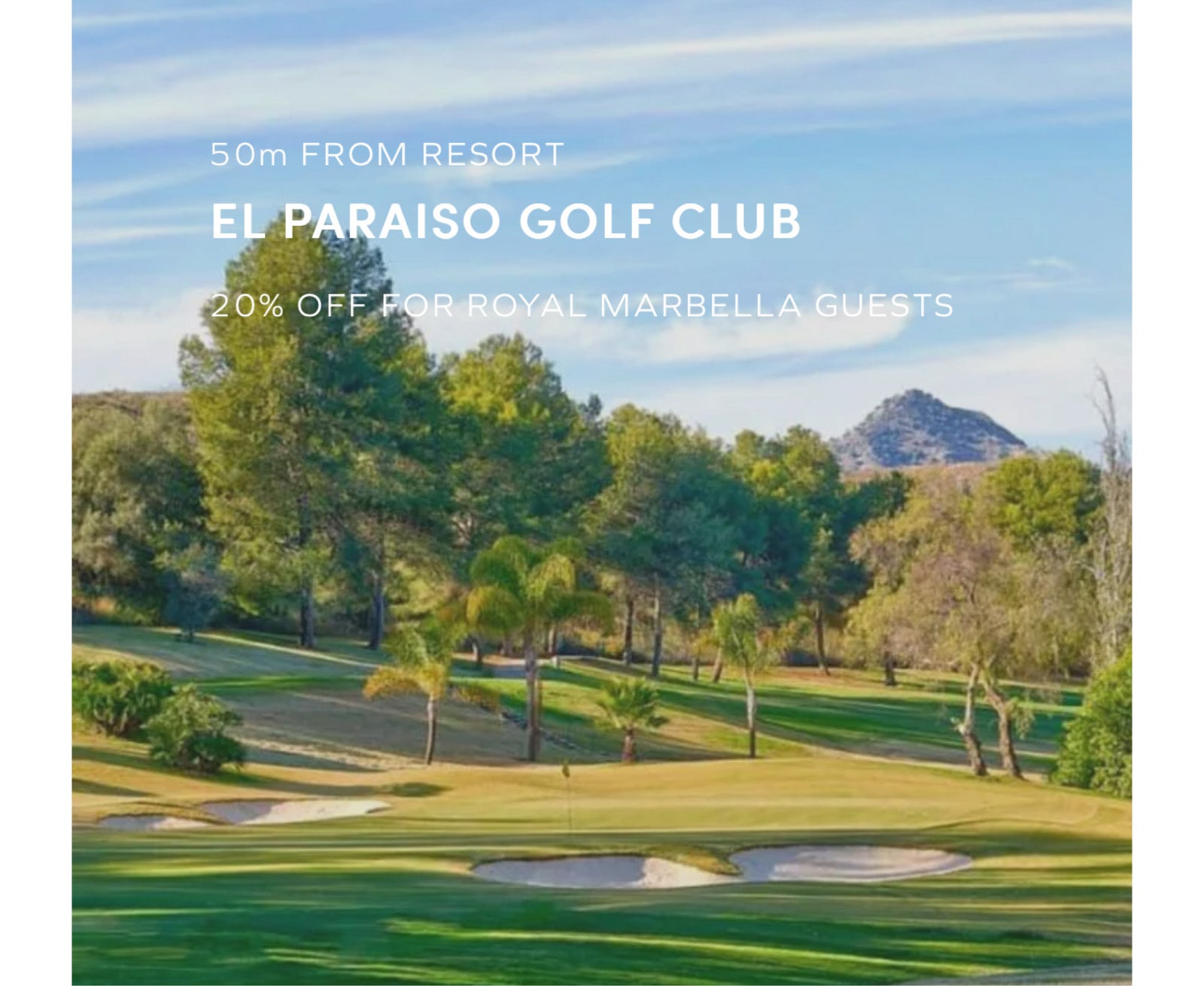 Nabo til El Paraiso og Atalaya Golf- spar 25-35%!