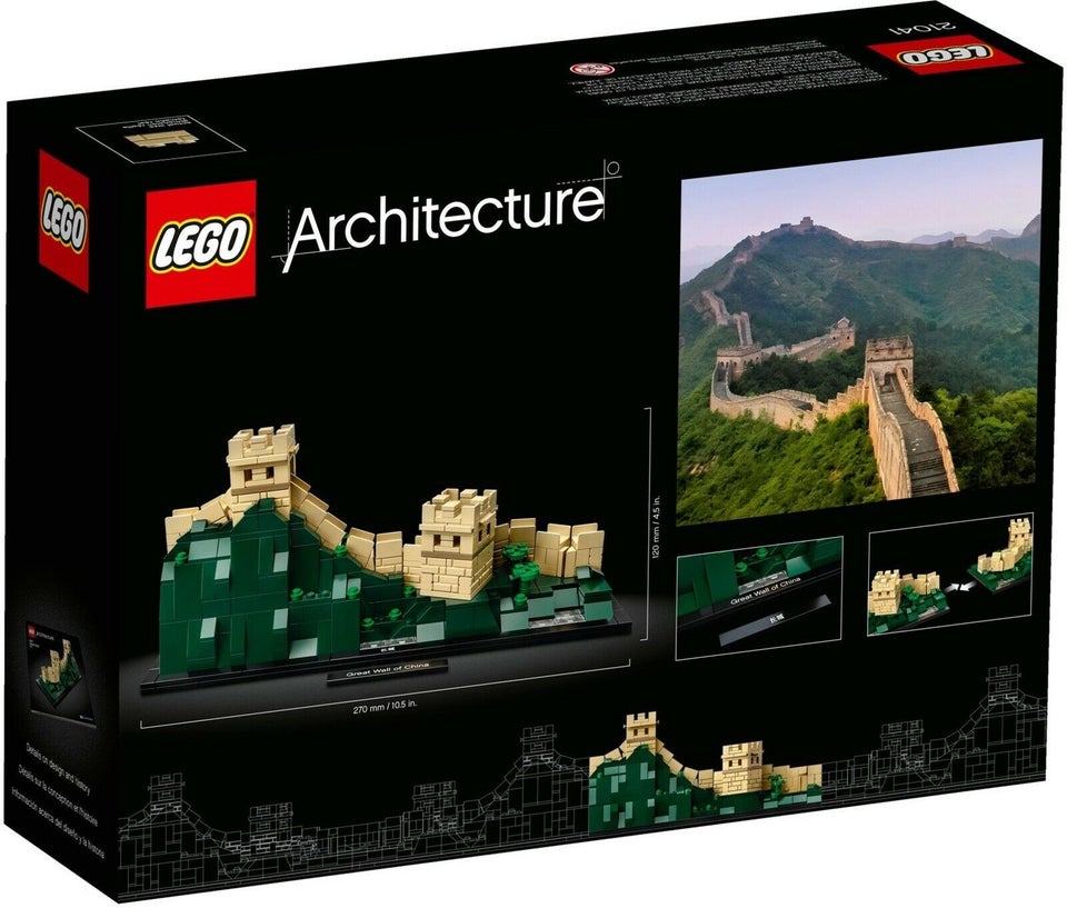 Lego Architecture, 21041 Great Wall of China Uåbnet