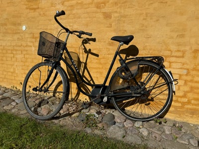Damecykel,  Saxil, “Mormor” cykel, 52 cm stel, 3 gear, Gedigen dansk Saxil cykel hvor alt fungerer, 