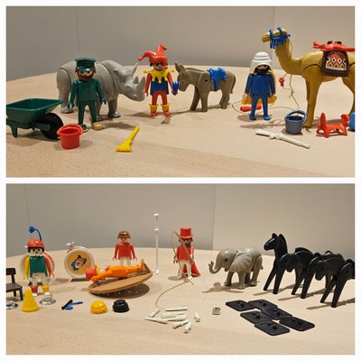 Playmobil, Cirkus og eksotiske dyr, Playmobil, Retro playmobil, fra da far var dreng. 

Vores børn h