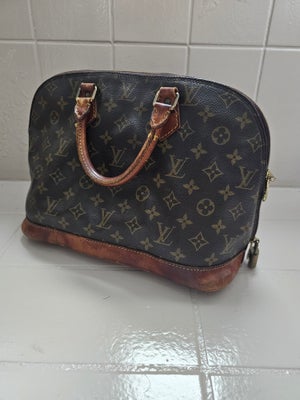 Anden håndtaske, Louis Vuitton, kernelæder, FED taske. Gammel vintage Louis Vuitton håndtaske. Læder