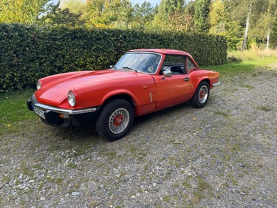 Triumph Spitfire, 1,3, Benzin, 1972, km 65000, nysynet, 2-dørs, service ok, Have this nice Triumph S