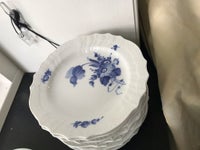 Porcelæn, Tallerkner, Blå blomst