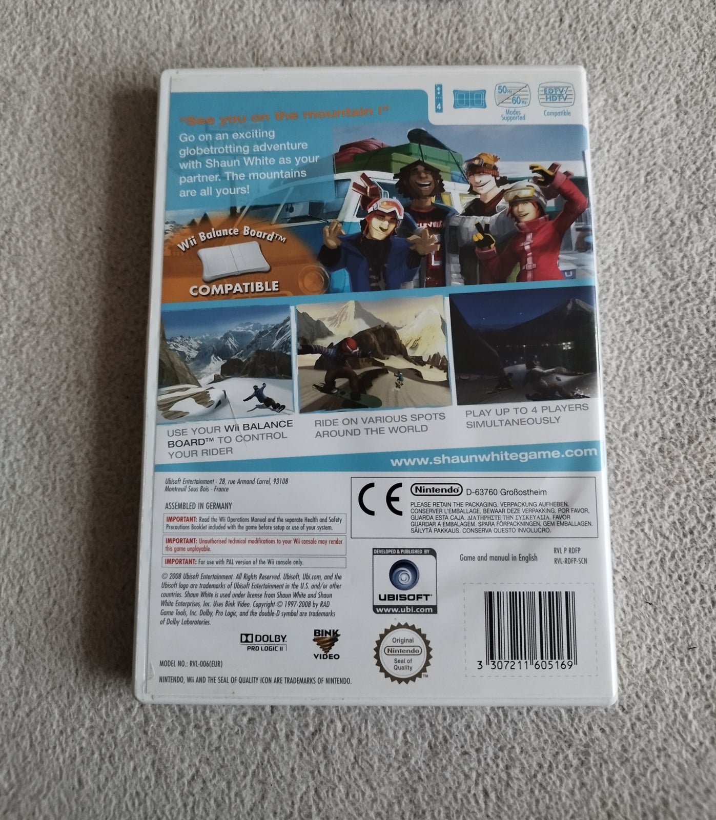 Shaun White Snowboarding Road Trip - Wii Spil, Nintendo Wii