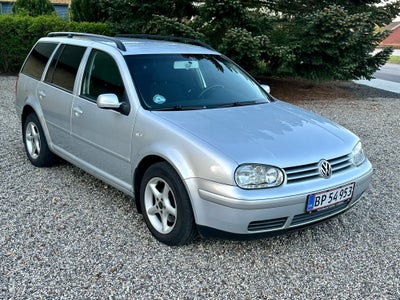 VW Golf IV, 2,0 FSi Variant DK, Benzin, 2004, km 264000, sølvmetal, træk, klimaanlæg, aircondition, 