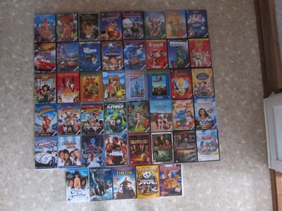 instruktør Walt Disney, DVD, animation, Disney klassikere, Disney Pixar samt diverse børnefilm, orig