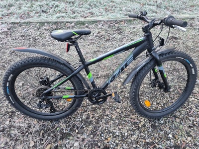 Unisex børnecykel, mountainbike, X-zite, Fatbike, 24 tommer hjul, 7 gear, Rigtig fin fatbike
Som næs