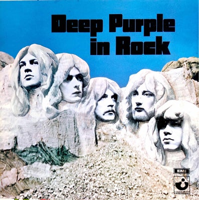 LP, Deep Purple, In Rock, Rock, Legendarisk udgivelse i super god stand

1970 gatefold cover dansk u
