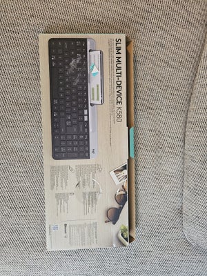Tastatur, trådløs, Brand new with packaging, unused - but box opened, Logitech wirless slim multidev