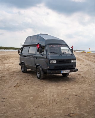 VW T3, 1,6 D, Diesel, 1990, km 146000, grå, træk, 4-dørs, startspærre, service ok, 15" alufælge, VW 