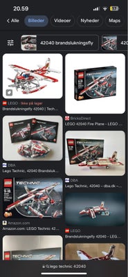 Lego Technic, 42040, Sælger denne vandflyver/transportflyver

Obs! Uden kasse har været samlet. 

- 
