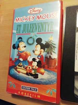 Tegnefilm, Mickey Mouse Et juleeventyr, instruktør Walt Disney, Bemærk at det er den Gamle Label og 