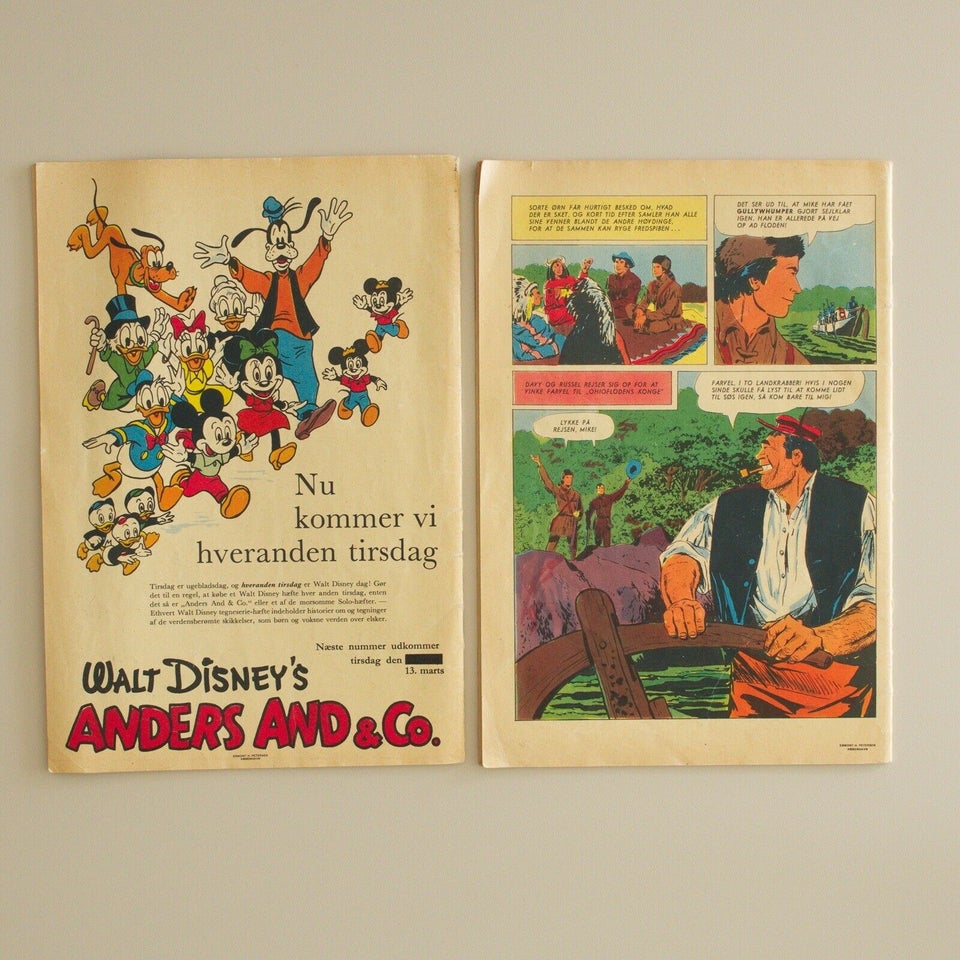 Tegneserier, Walt Disney's Davy Crockett