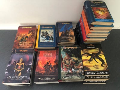 Dragon Lance bøger sælges i serier!, Tracy Hickmann, genre: fantasy, DragonLance bøger sælges.

Det 
