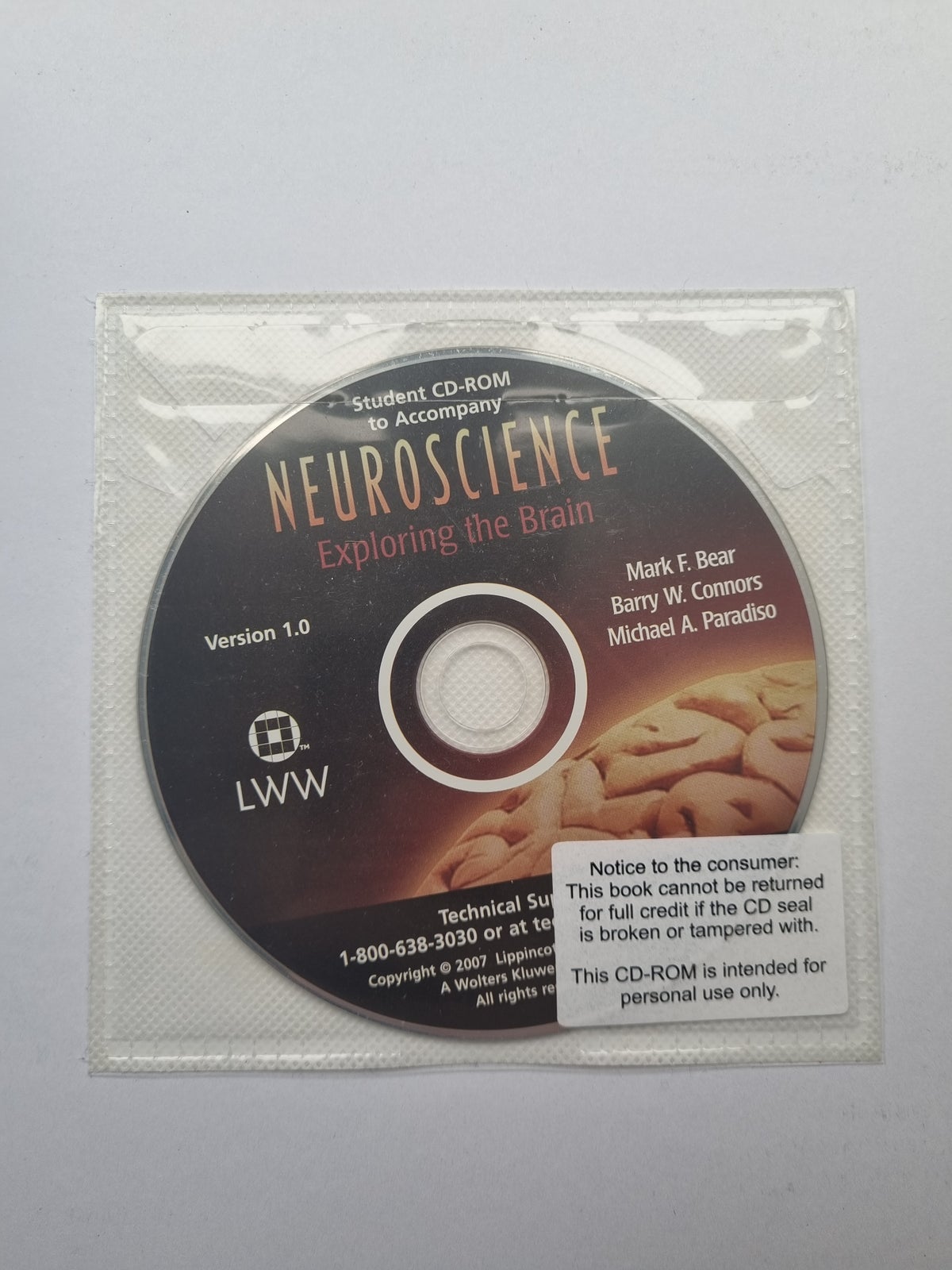 Neuroscience, Exploring the Brain, Bear