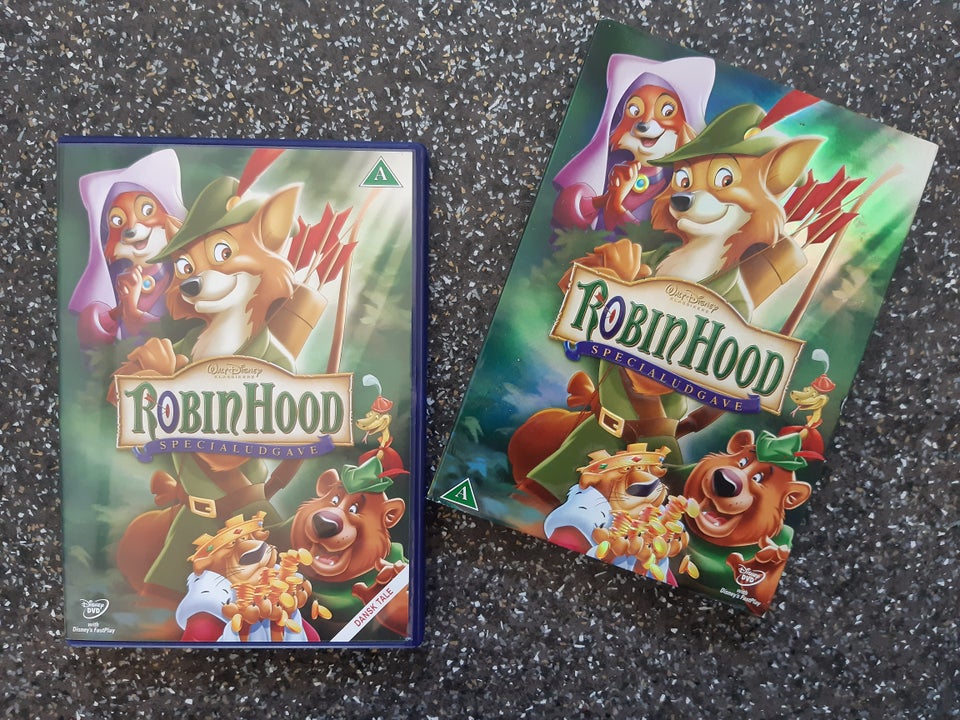 Robin Hood, instruktør Walt Disney, DVD