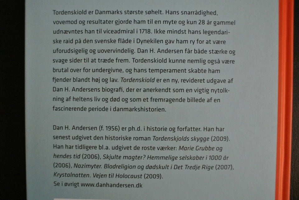tordenskiold - en biografi om danmarks største søh, af dan h.