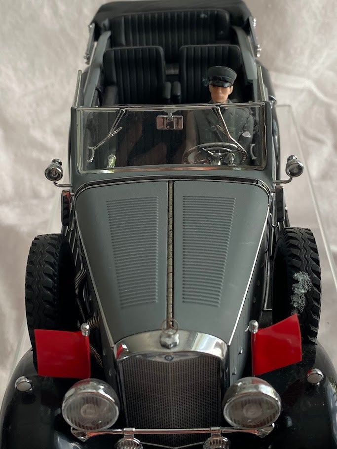 Modelbil, Mercedes Benz G4. 1938. NAZI. SS-Paradebil.