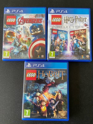 Lego PS4 spil, PS4, adventure, 3 stk Lego PS4 spil næsten ikke brugt.
Lego Marvel Avengers
Lego The 