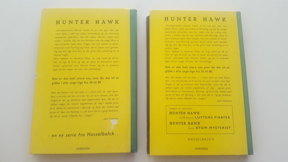 5 Hunter Hawk bøger, Eric Leyland og T.E. Scott-Chard