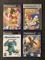 Dracon Ball, Sonic, Monsters Inc