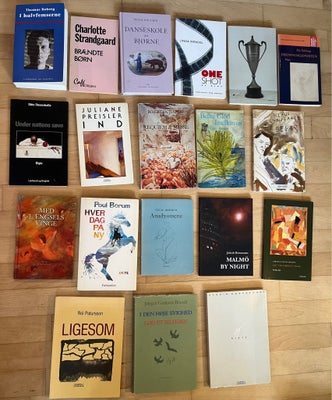Digtsamlinger, Forskellige digtere, genre: digte, 19 stk pæne bøger. Sælges samlet: